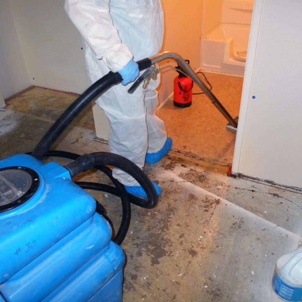 sewage cleanup technician