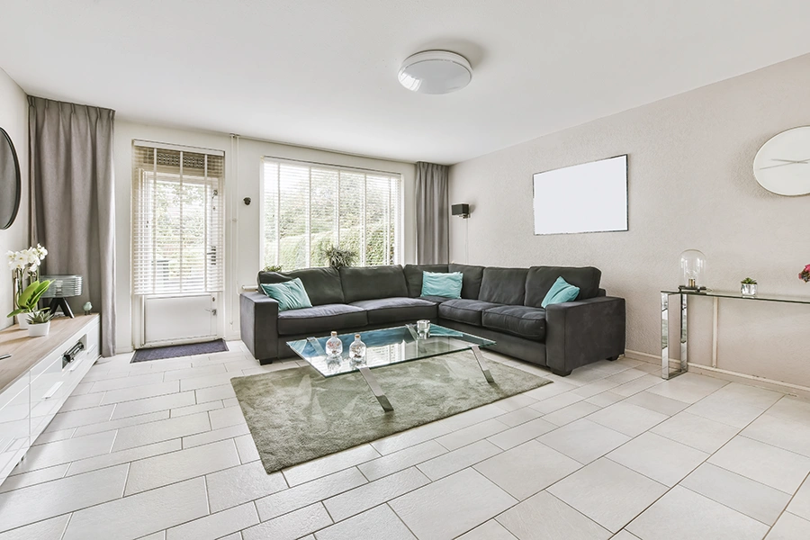 finished living area