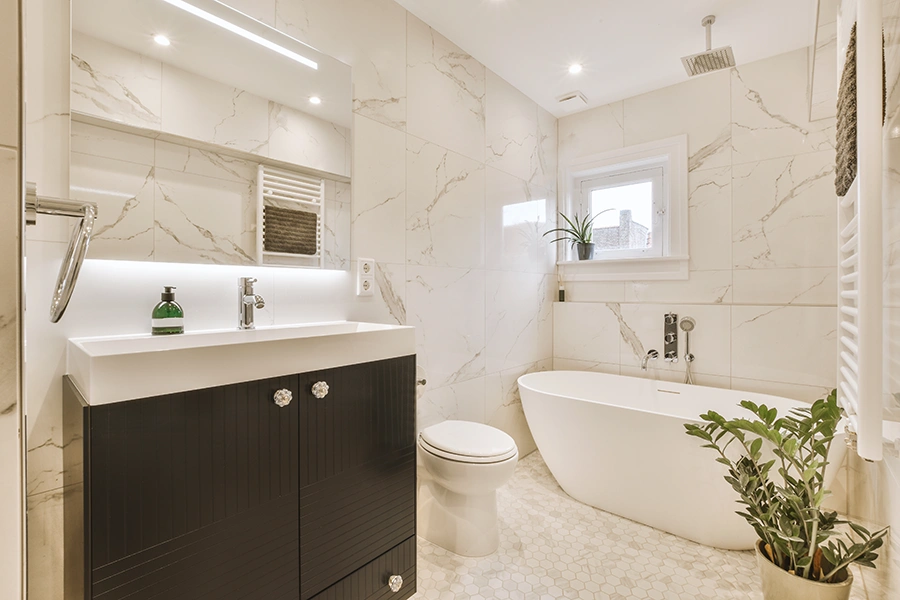 Elegant bathroom design
